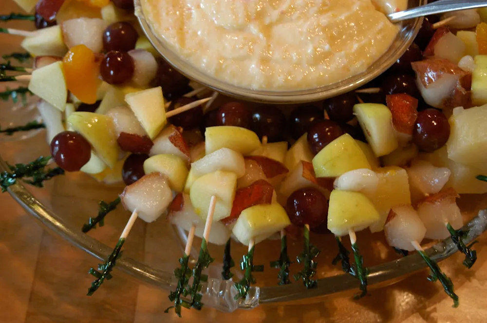 Marinated Fruit Kabobs — Appetizers & Snacks recipe