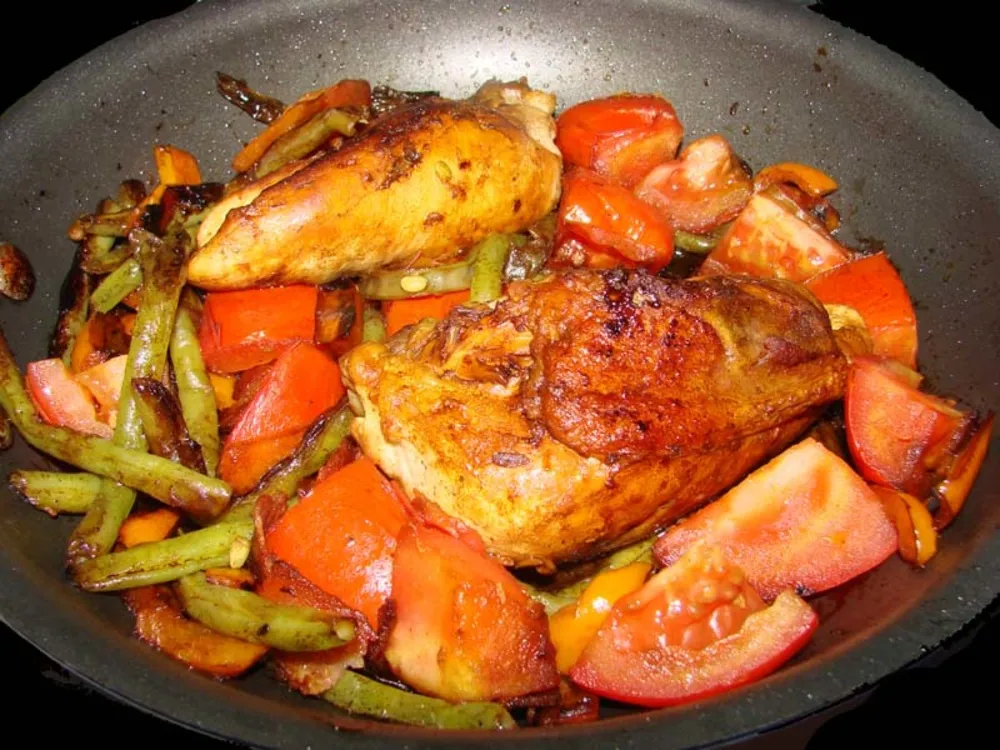 Easy Chicken and Garden Veggies — Dinner & Mains recipe