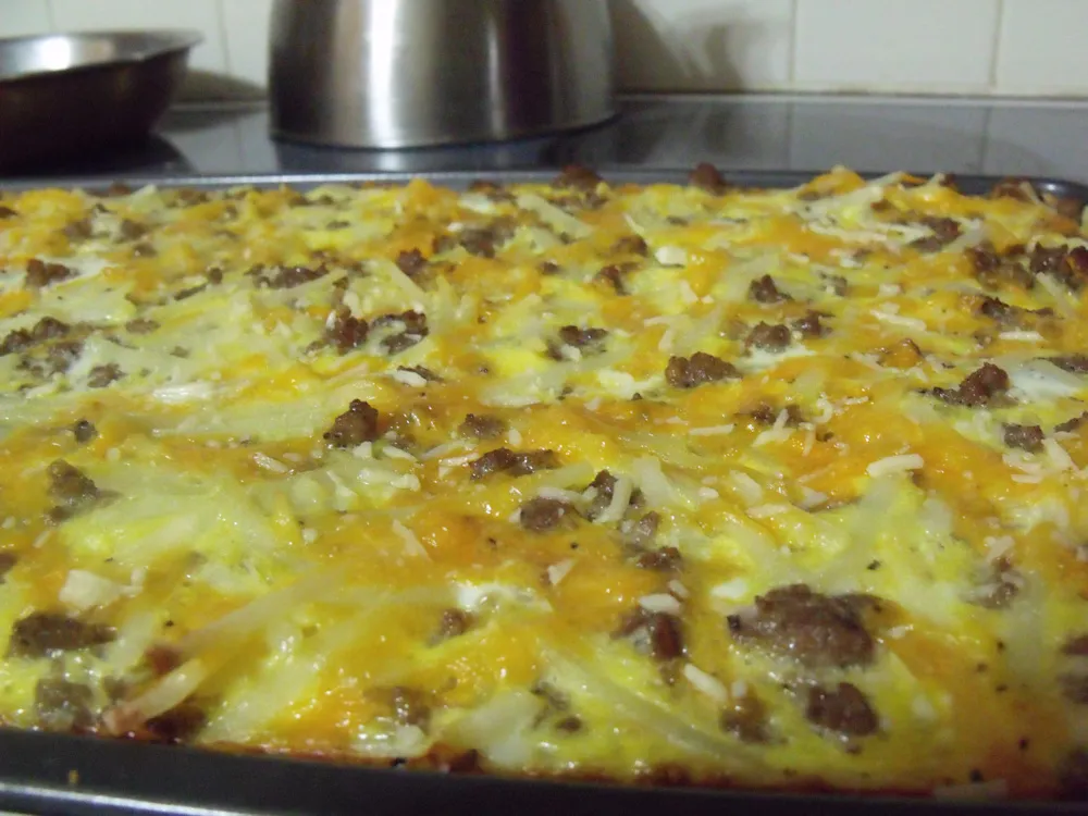 Breakfast Sausage Pizza — Breakfast & Brunch recipe