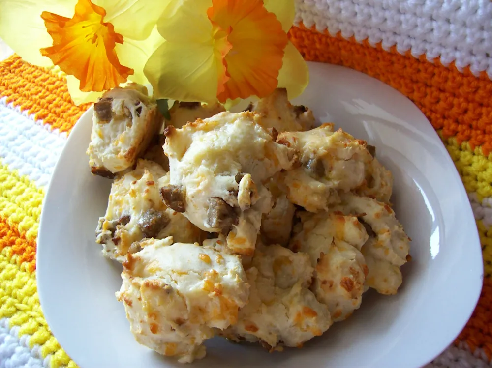 Sausage and Cheese Breakfast Bites — Breakfast & Brunch recipe