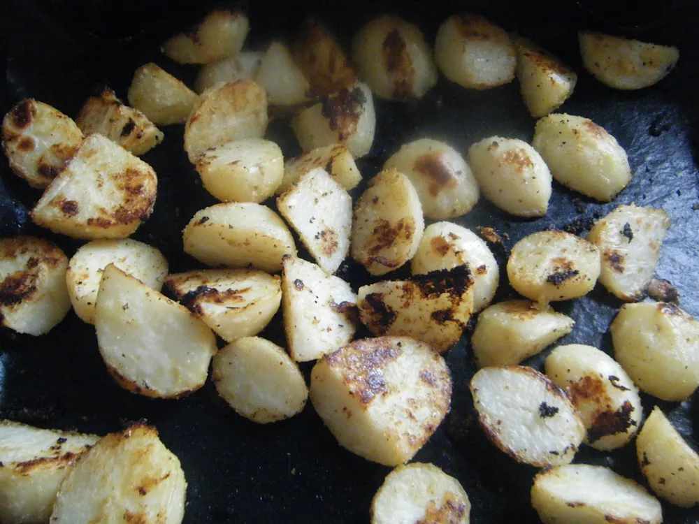 " Skordy" New Potatoes W/Rosemary Lemon & Olive Oi