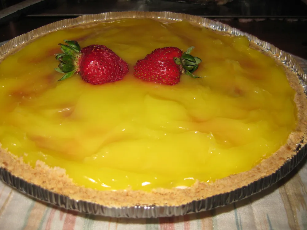 Season's Strawberry Lemon Cheesecake — Desserts recipe