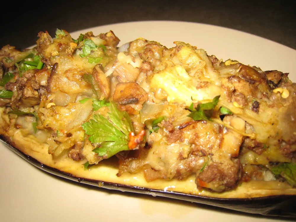 Stuffed Eggplant Recipe — Dinner & Mains recipe