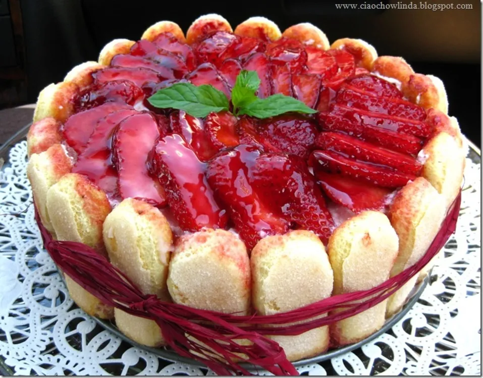 Strawberry-White Chocolate Tiramisu — Desserts recipe