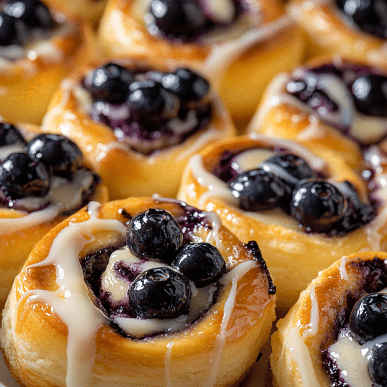 Blueberry Cheesecake Rolls