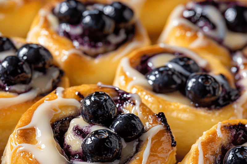 Blueberry Cheesecake Rolls