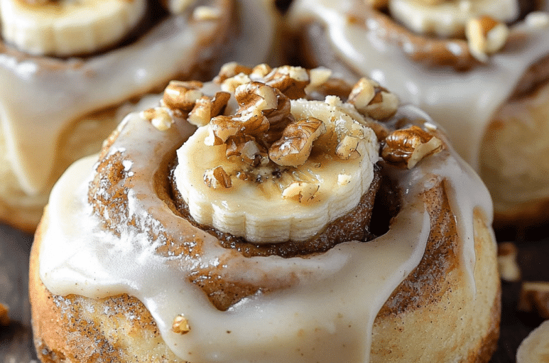 Banana Bread Cinnamon Rolls