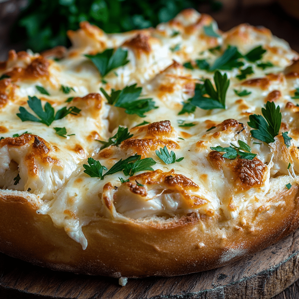 Cracked Crab Cheese Bread