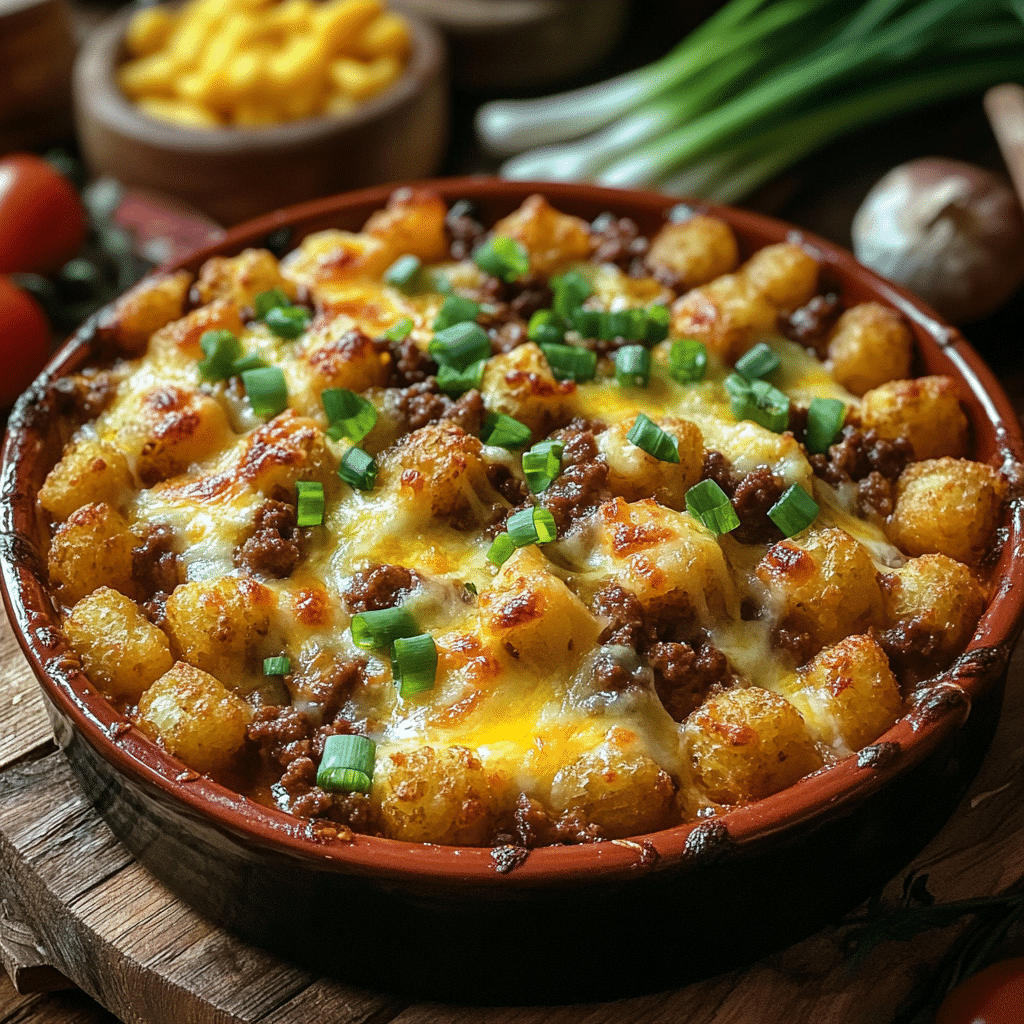 Cheesy Tater Tot Casserole