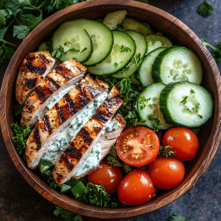 Tzatziki Chicken Salad