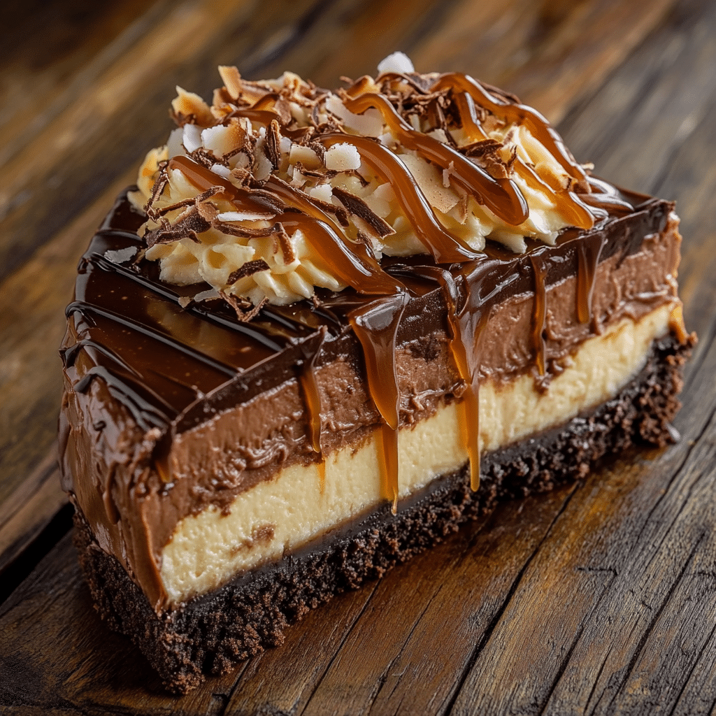 German Chocolate Cheesecake