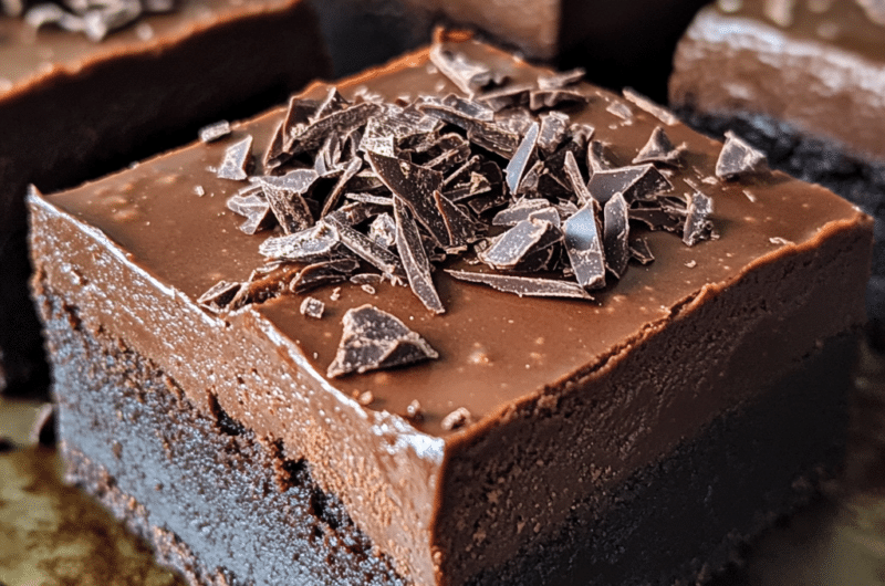 Chocolate Mousse Brownies