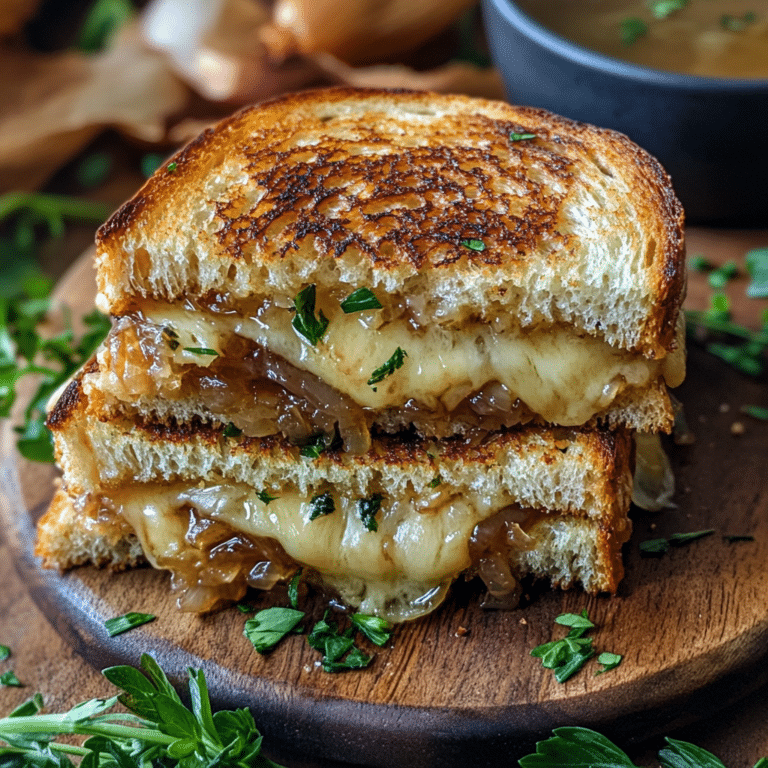 French Onion Grilled Cheese