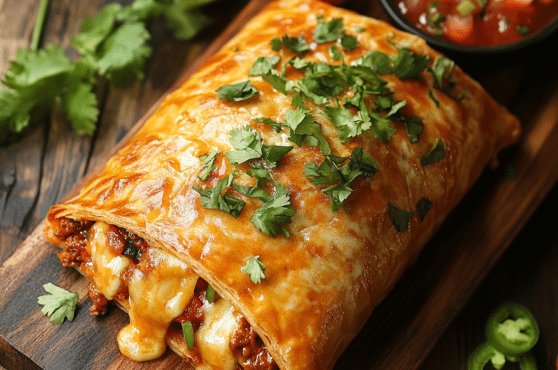 Loaded Taco-Stuffed Cheesy Pockets