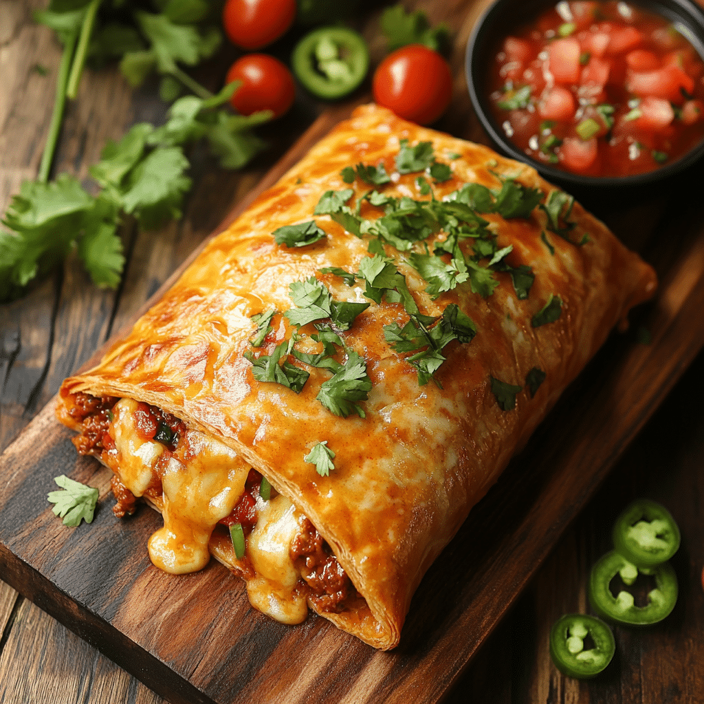 Loaded Taco-Stuffed Cheesy Pockets