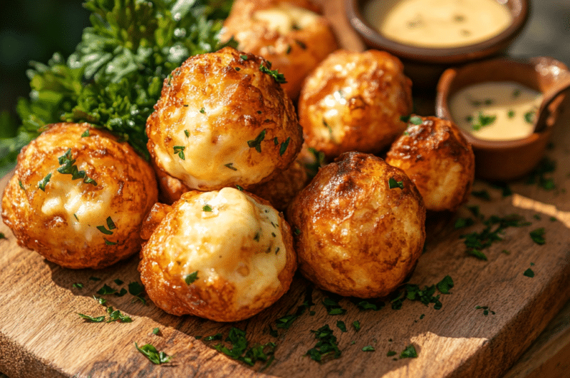 Leftover Mashed Potato Cheese Puffs