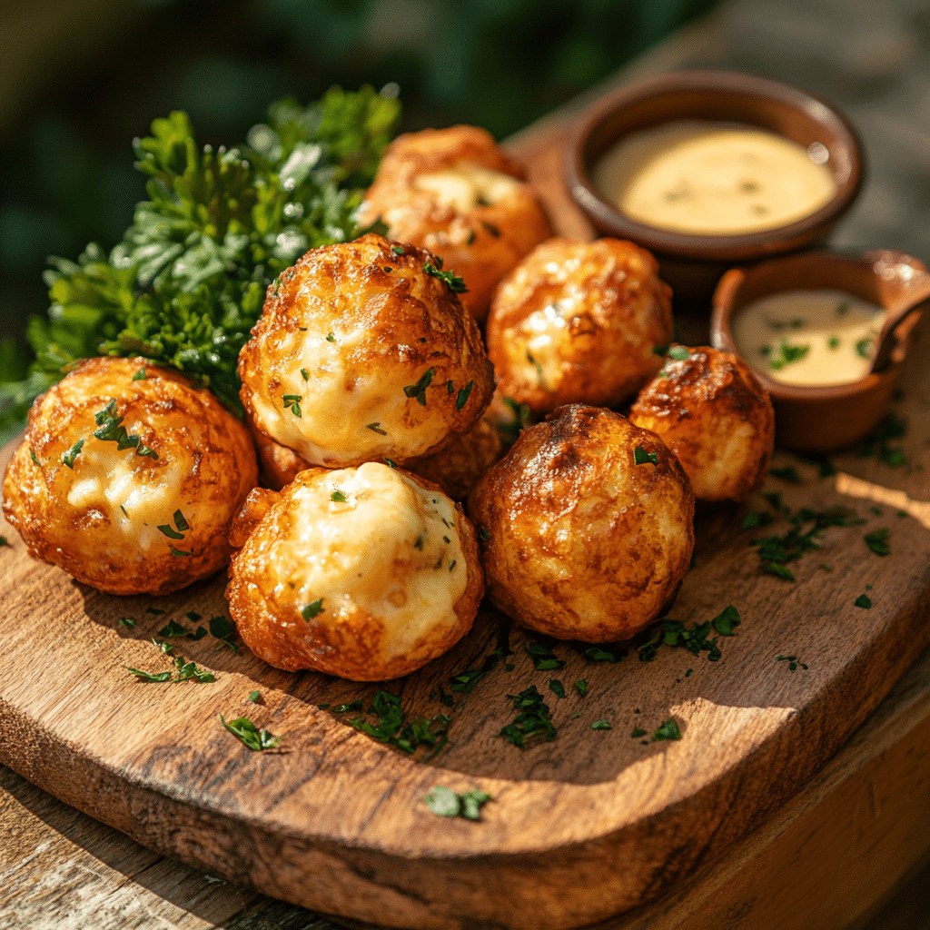 Leftover Mashed Potato Cheese Puffs