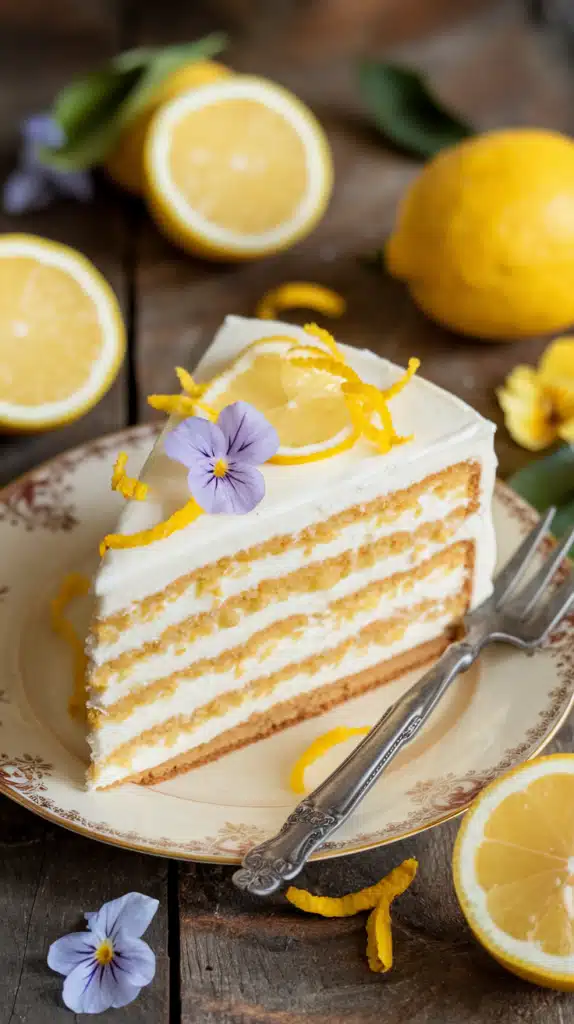 italian lemon cream cake