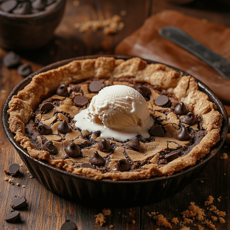 chocolate chip cookie pie