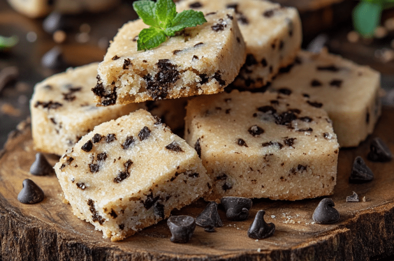 Chocolate Chip Shortbread Cookies