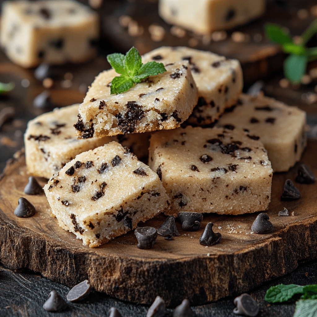 Chocolate Chip Shortbread Cookies