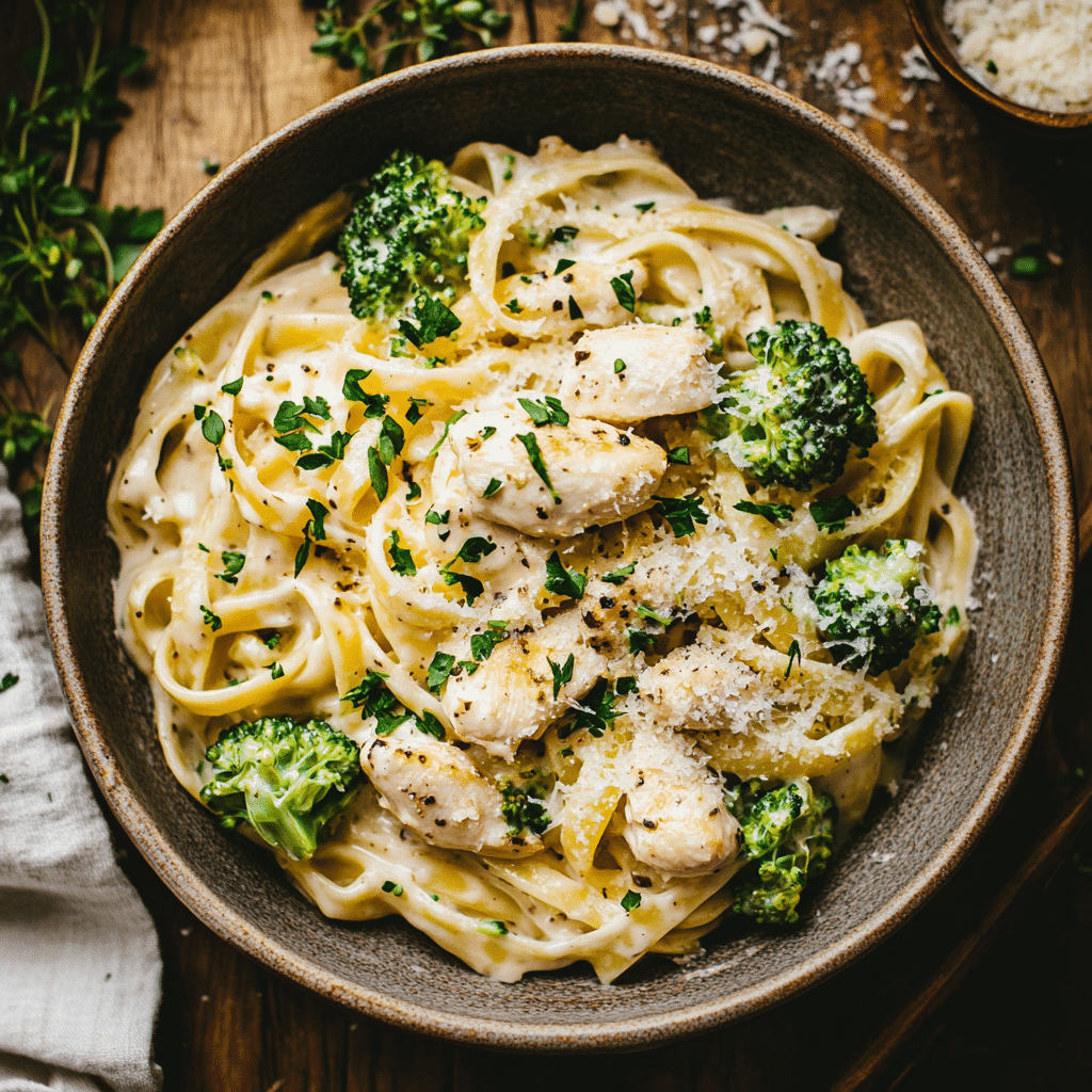 chicken and broccoli pasta