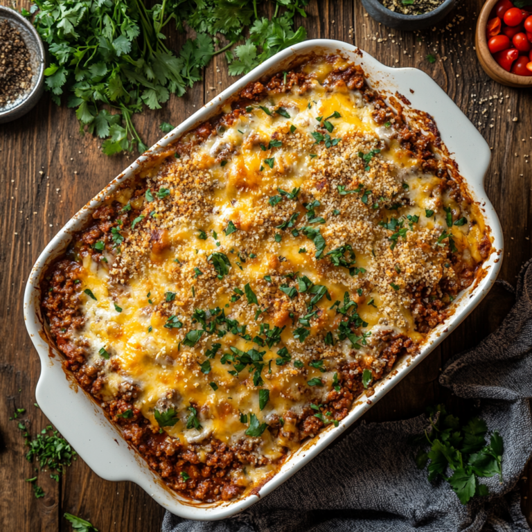 Sloppy Joe Casserole