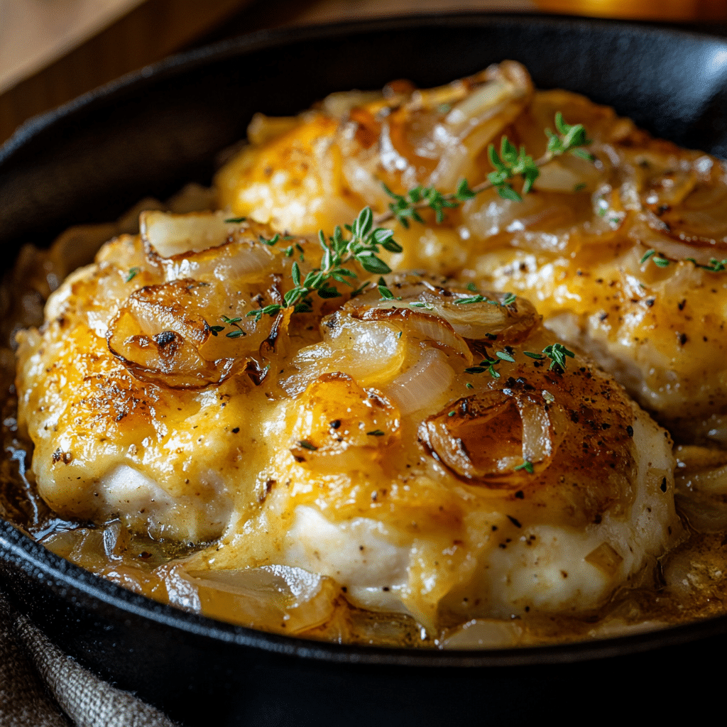 french onion chicken