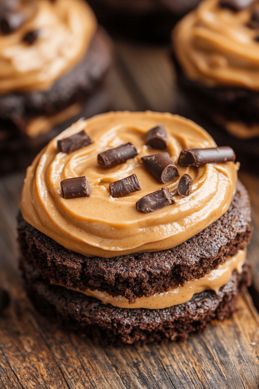 Buckeye Brownie Cookies