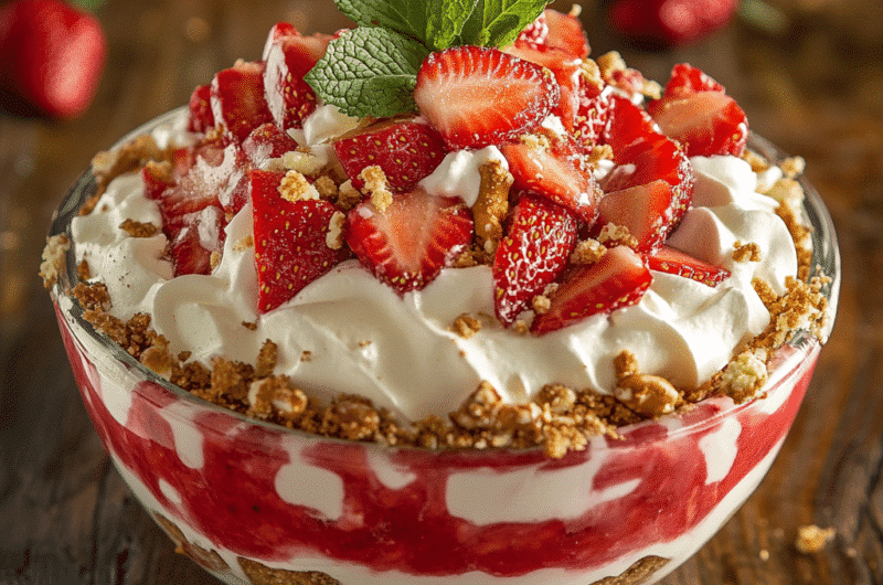 Strawberry Pretzel Salad