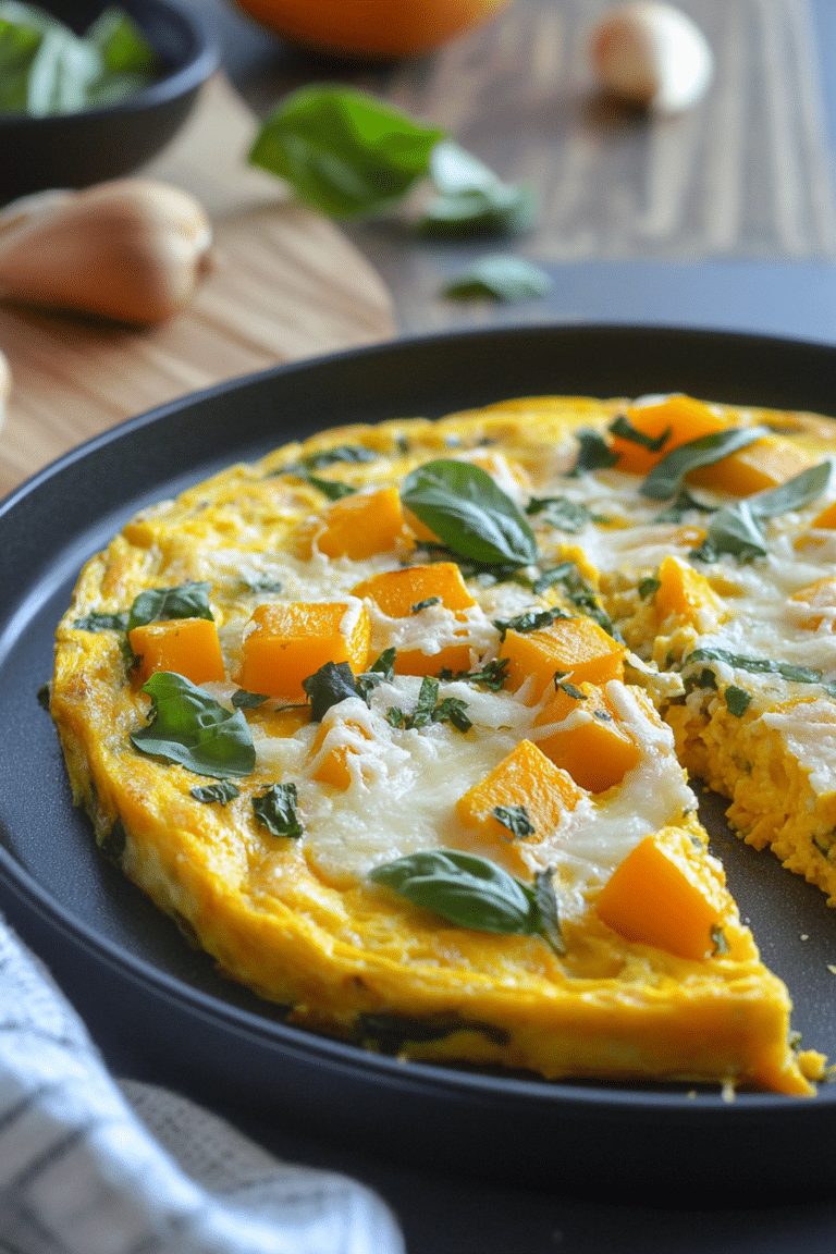 Butternut Squash Parmesan Frittata