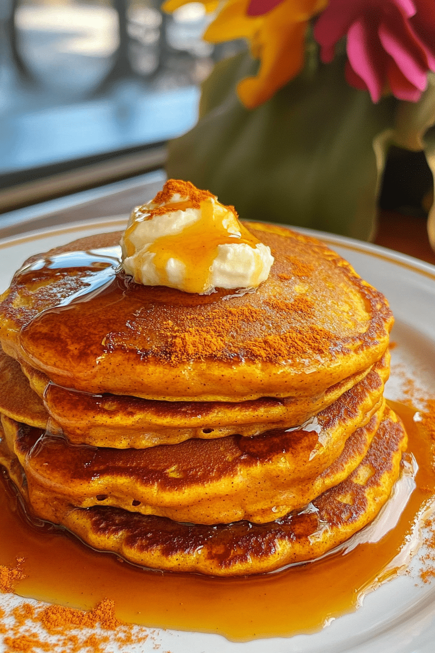 Spiced Pumpkin Pancakes