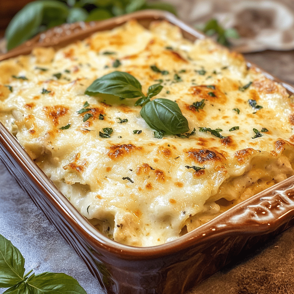 Chicken Alfredo Lasagna