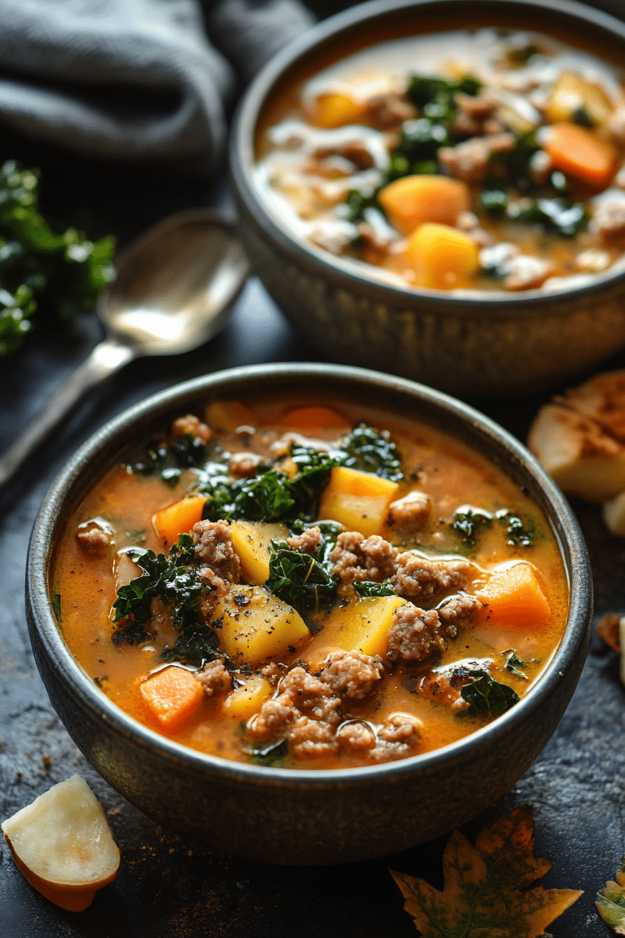 Fall Soup With Kale and Sausage