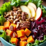 autumn salad apple vinaigrette