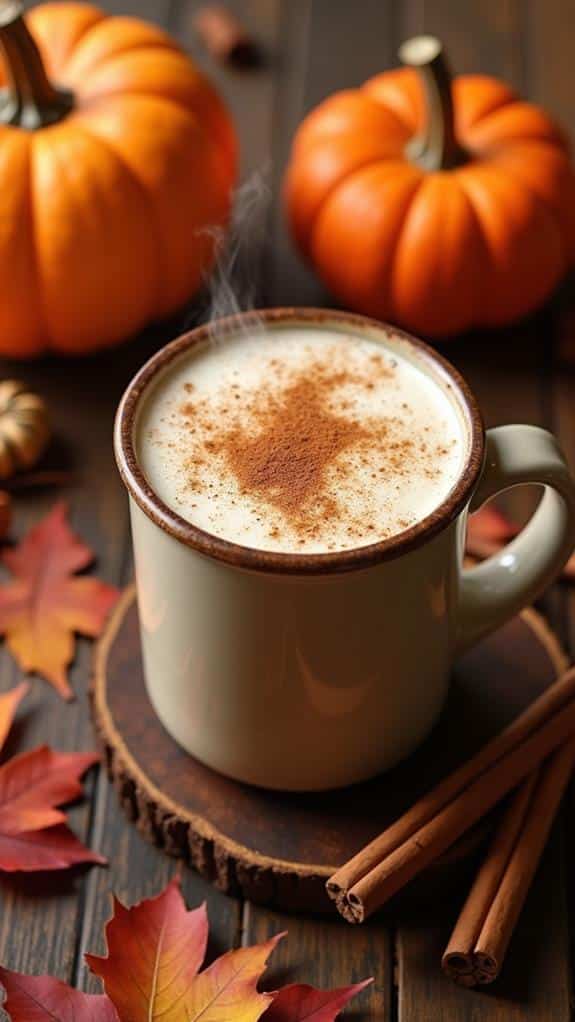 autumn spiced warm beverage