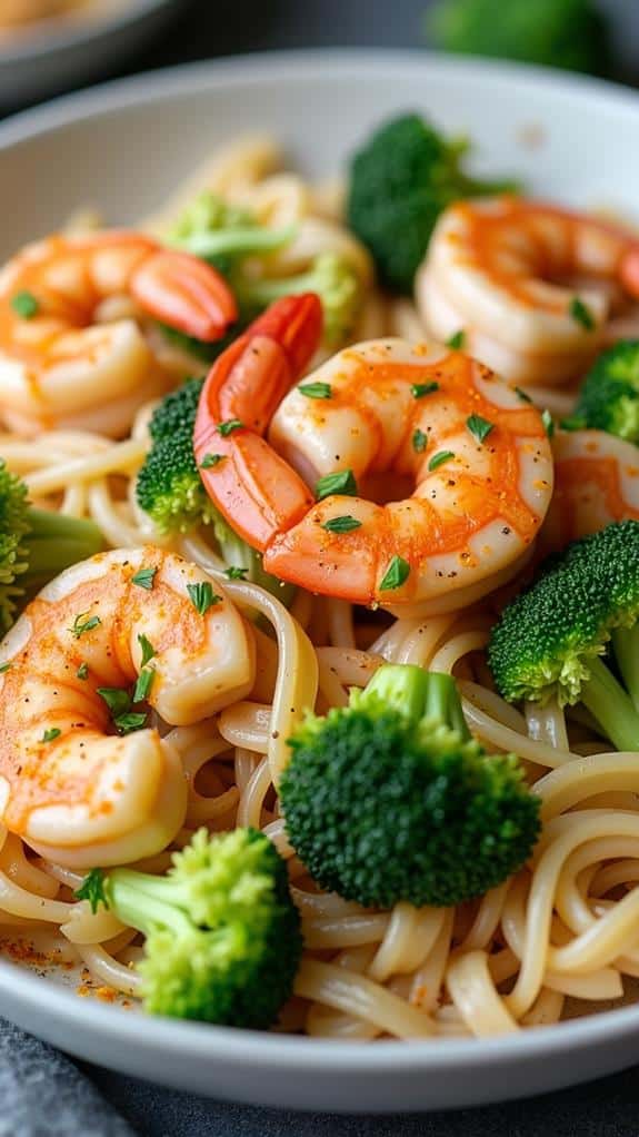 garlic shrimp chicken pasta