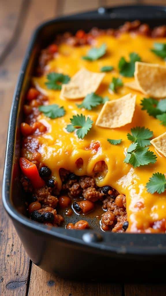 ground beef taco casserole