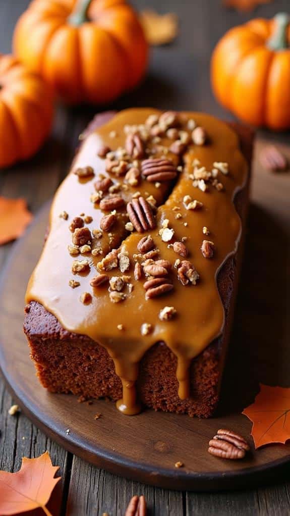 maple glazed pumpkin bread recipe