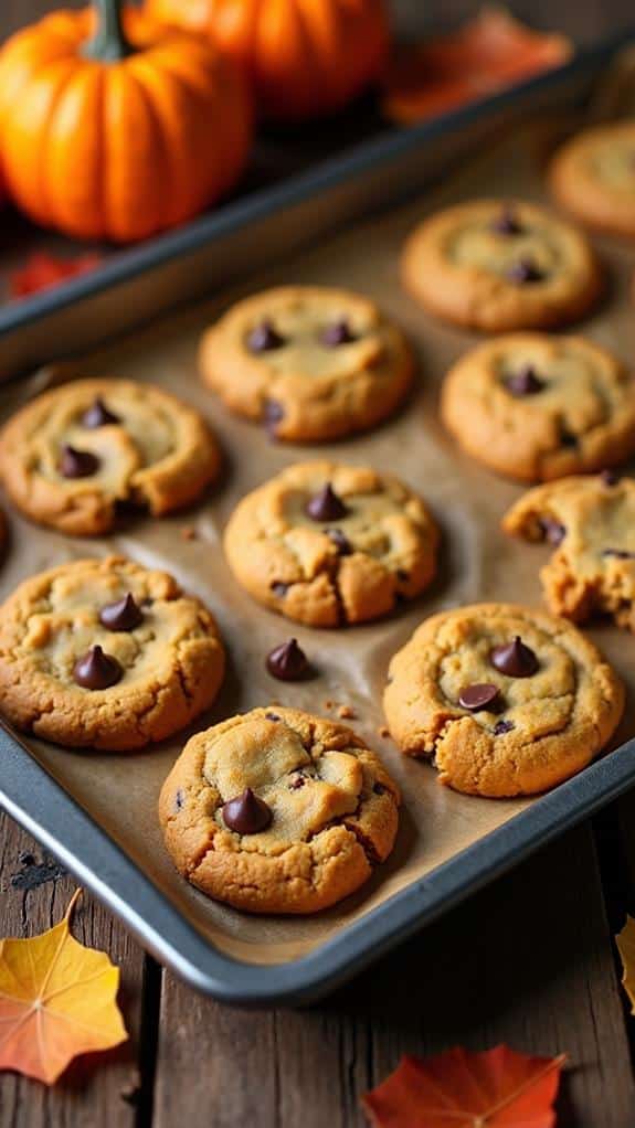 pumpkin chocolate chip cookies