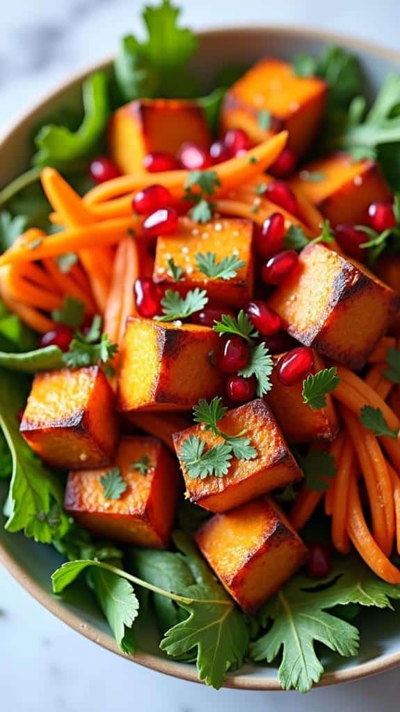 sweet potato carrot salad