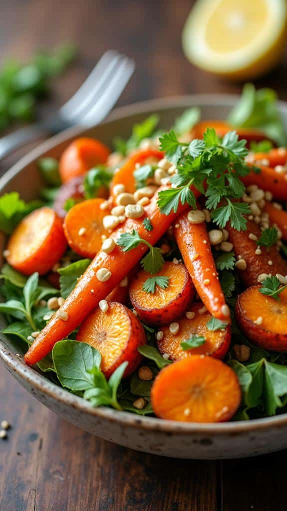 sweet potato carrot salad