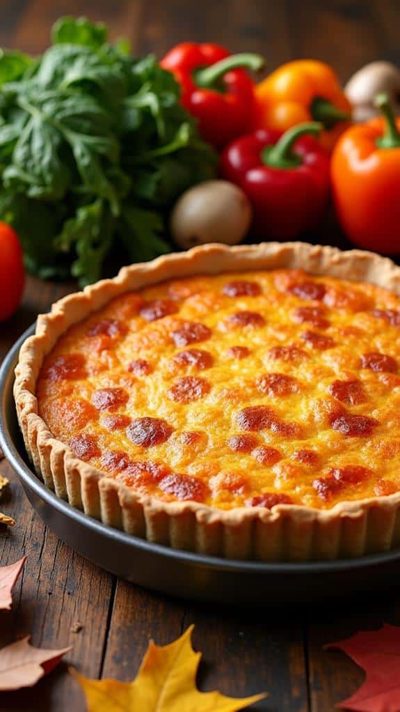 sweet potato crust quiche