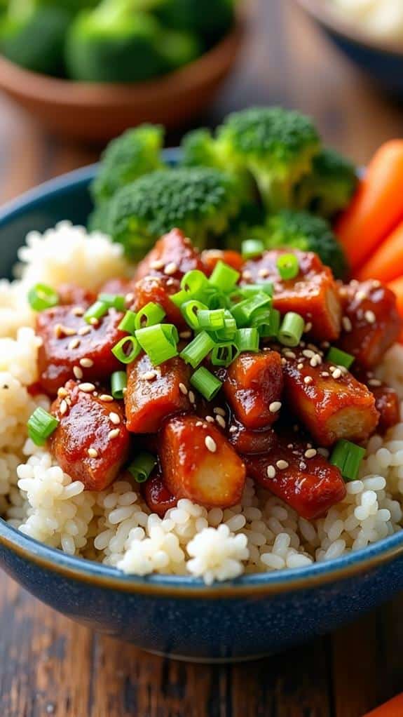 teriyaki chicken rice bowl