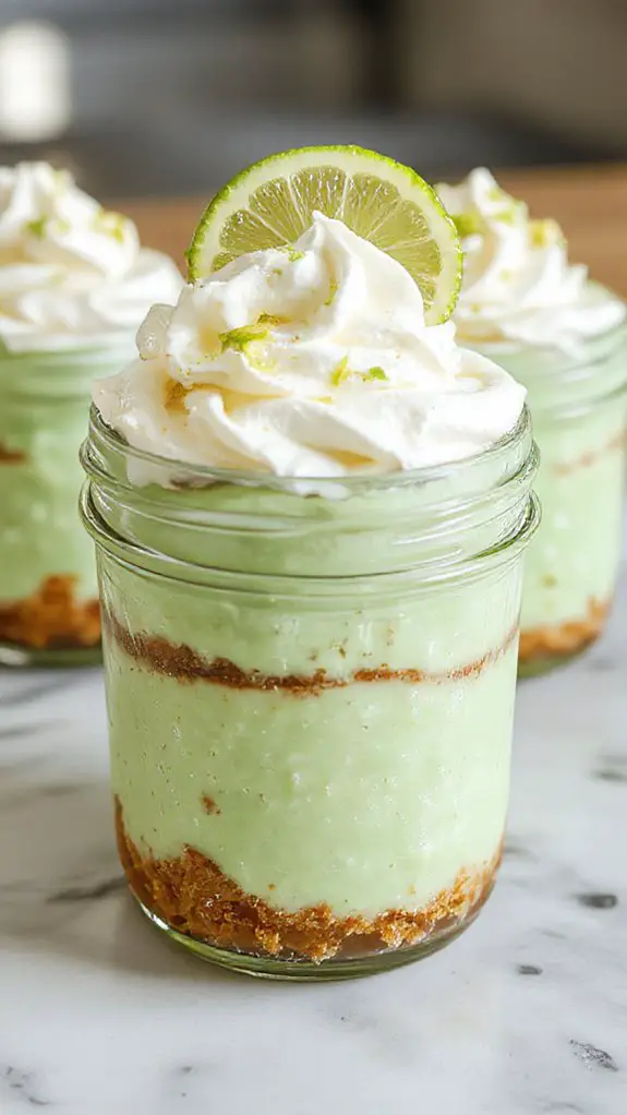 No-Bake Key Lime Cheesecake Jars Recipe
