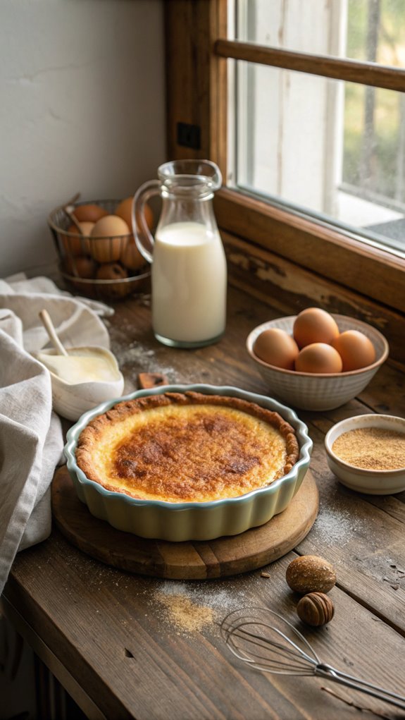 amish baked custard recipe