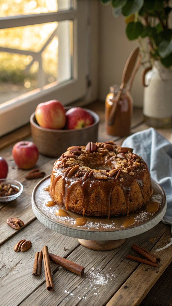 apple pecan cake recipe