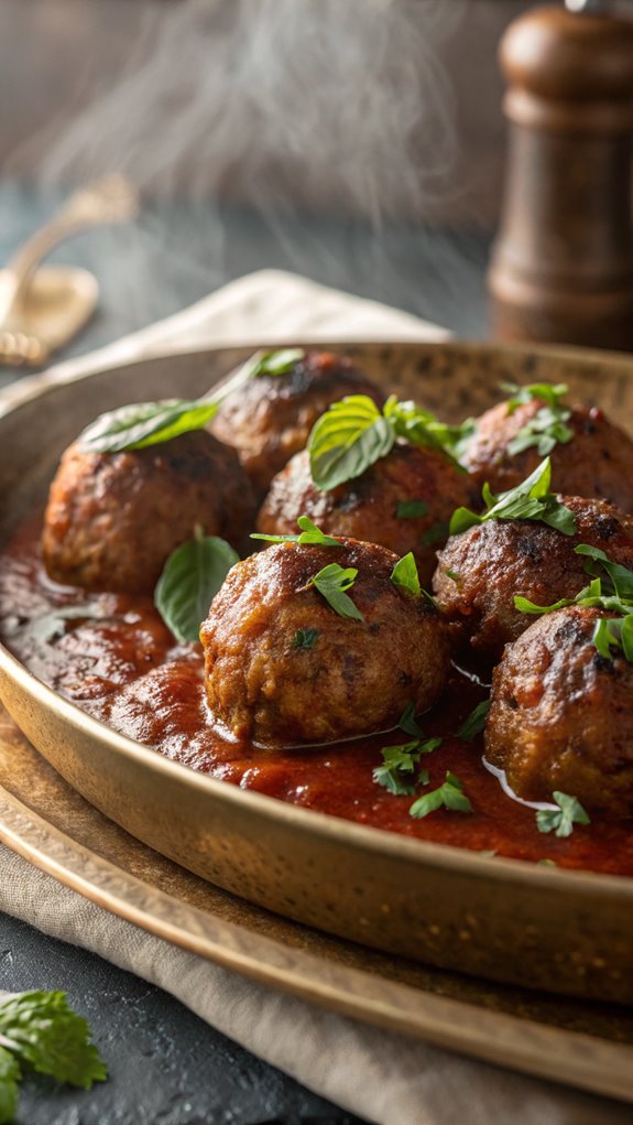 baked meatballs preparation instructions