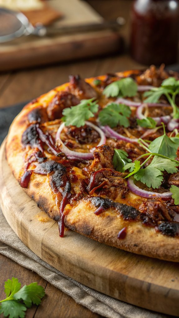 bbq pulled pork pizza