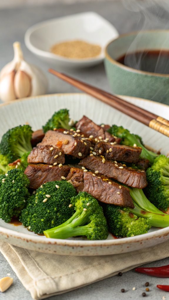 beef and broccoli stir fry